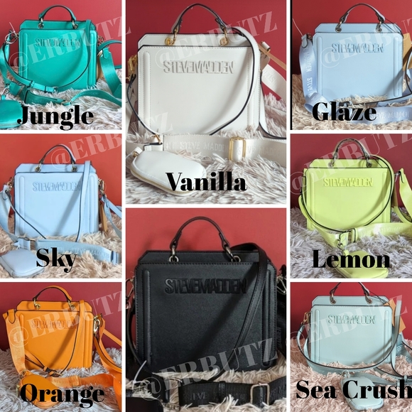 ❌ SOLD❌ SEE NEW LISTING TikTok Viral 🎥 Steve Madden Bevelyn Bag, Blue Glaze - Picture 9 of 9